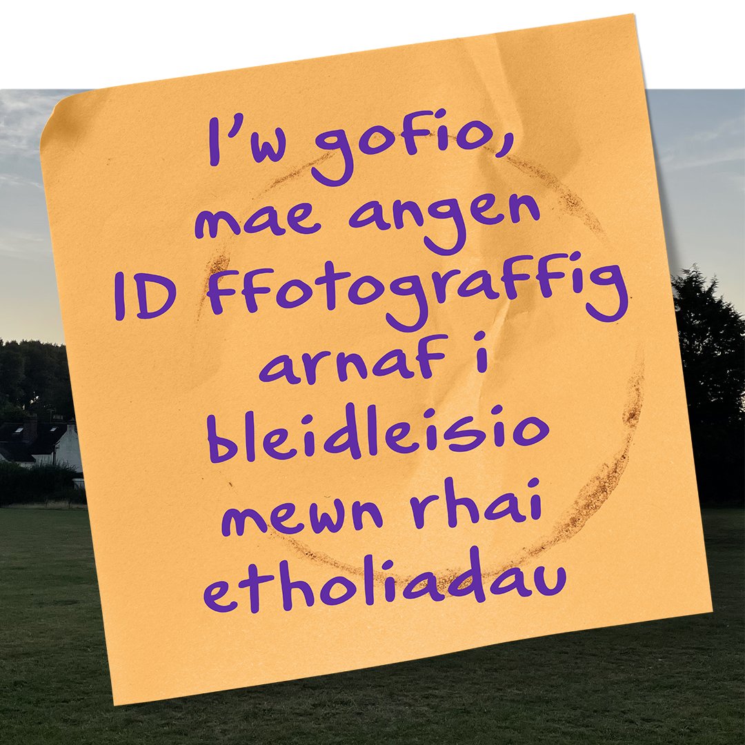 📢 Mae’r gorsafoedd pleidleisio ar agor!

Ble fyddaf i’n pleidleisio? Nodwch eich cod post yn wheredoivote.co.uk i ddod o hyd i’ch gorsaf bleidleisio! 🗳️

<a href="/ElectoralWales/">Electoral Commission • Comisiwn Etholiadol</a>
<a href="/ElectoralCommUK/">Electoral Commission</a>
<a href="/BGCWales/">BGC Wales</a>
<a href="/SwanseaMAD/">Swansea MAD</a>
<a href="/WelshGovernment/">Welsh Government</a>

#RaiseYourVoice
