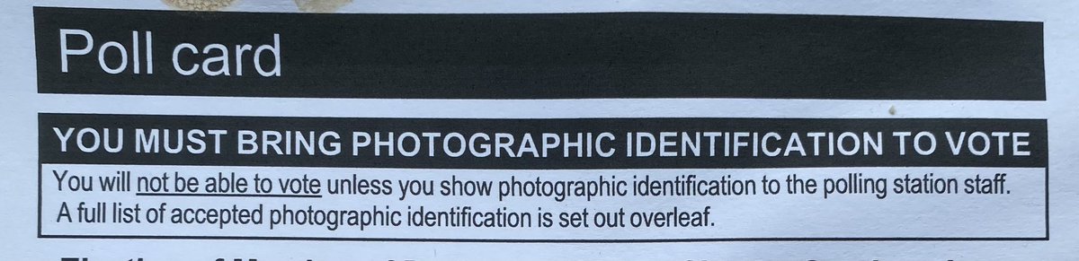 deatonNT's tweet photo. As long as you’re registered, you DO NOT need a polling card to #vote in today’s #Elections2024 Just remember to take photo ID 🪪👍🏻 https://t.co/j5fH3TgrDF