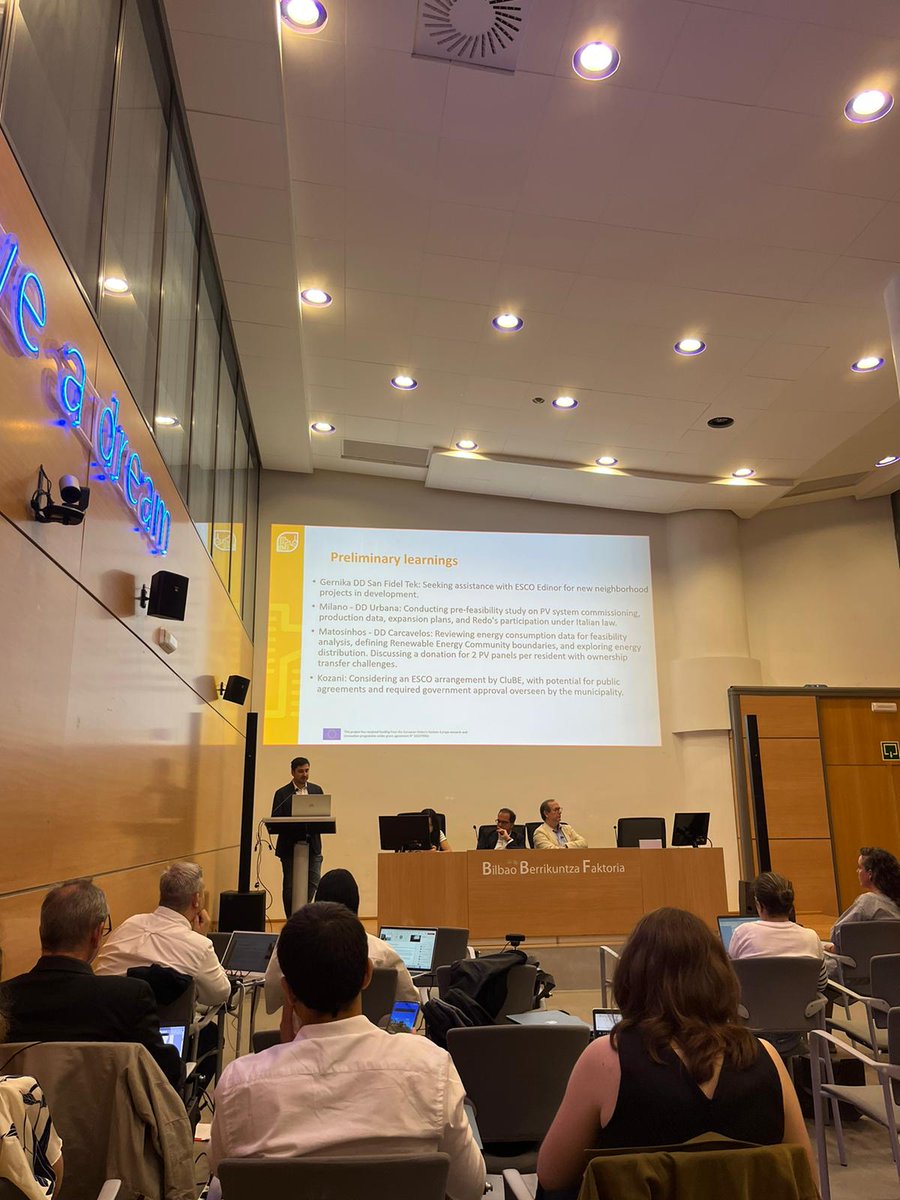 Today is a key day for the #EU <a href="/prolight_EU/">ProLight Project</a> because we are celebrating the international summer school and 2nd CBWS in Bilbao. Great opportunity to discuss about Living Labs &amp; engagement strategies in our pilots