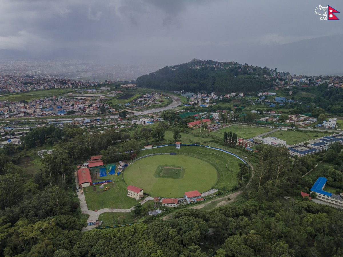 CricketNep's tweet photo. Home of Nepal Cricket 🇳🇵🏏

Latest aerial view of TU International Cricket Ground

#NepalCricket | #OneBallBattles https://t.co/zG5Mg0EvBq