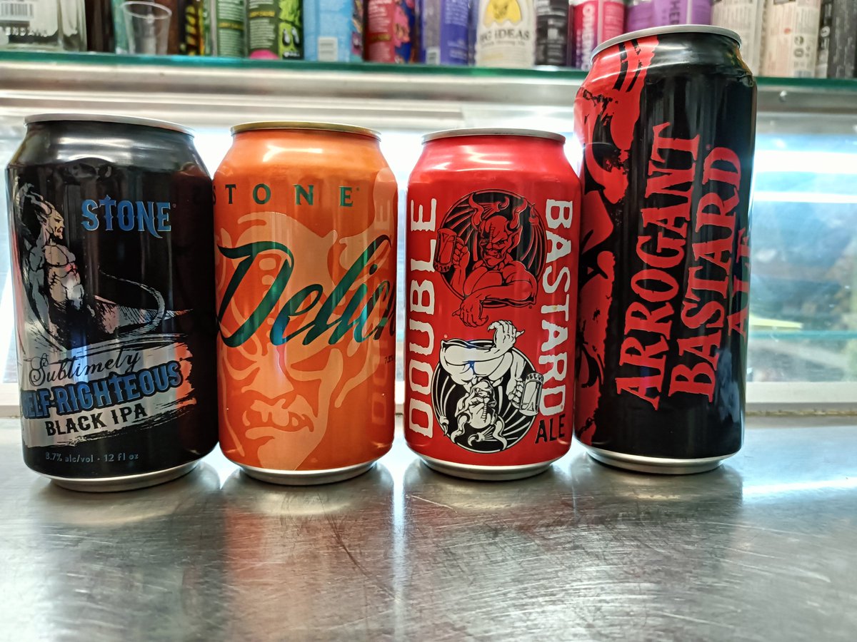 These have just arrived from Stone a couple of right D
Bastard's
