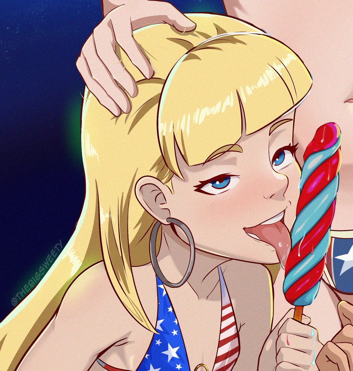 TheBigSweety's tweet photo. Happy 4th, how are you celebrating? Hopefully with some icey treats and fireworks. Just like our gals Mabel, Pacifica, and Wendy. https://t.co/2HDkKMVBAA