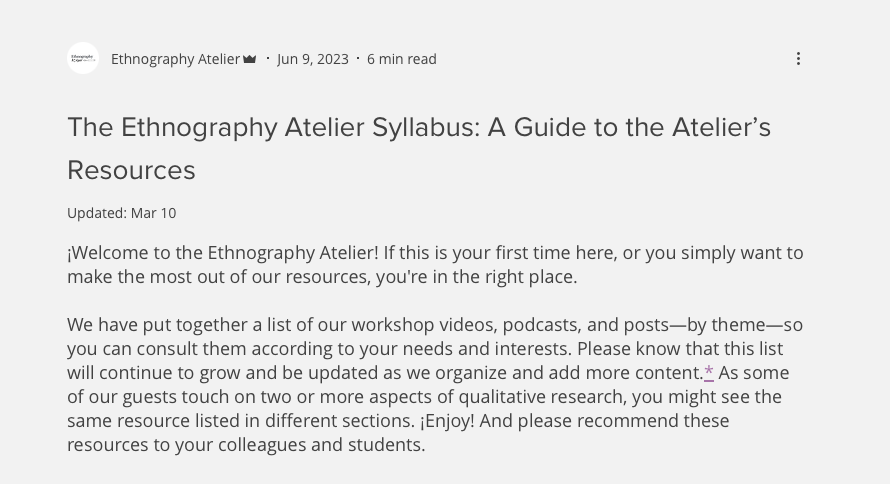Ethnography Atelier🖋 tweet media