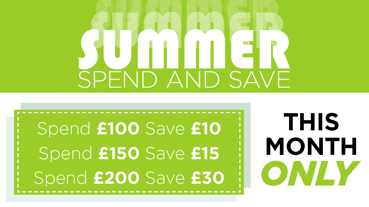 This July, the more you spend at #BoundaryLakesProShop, the more you save - simple!

👉 fg1.uk/7425-Q901298