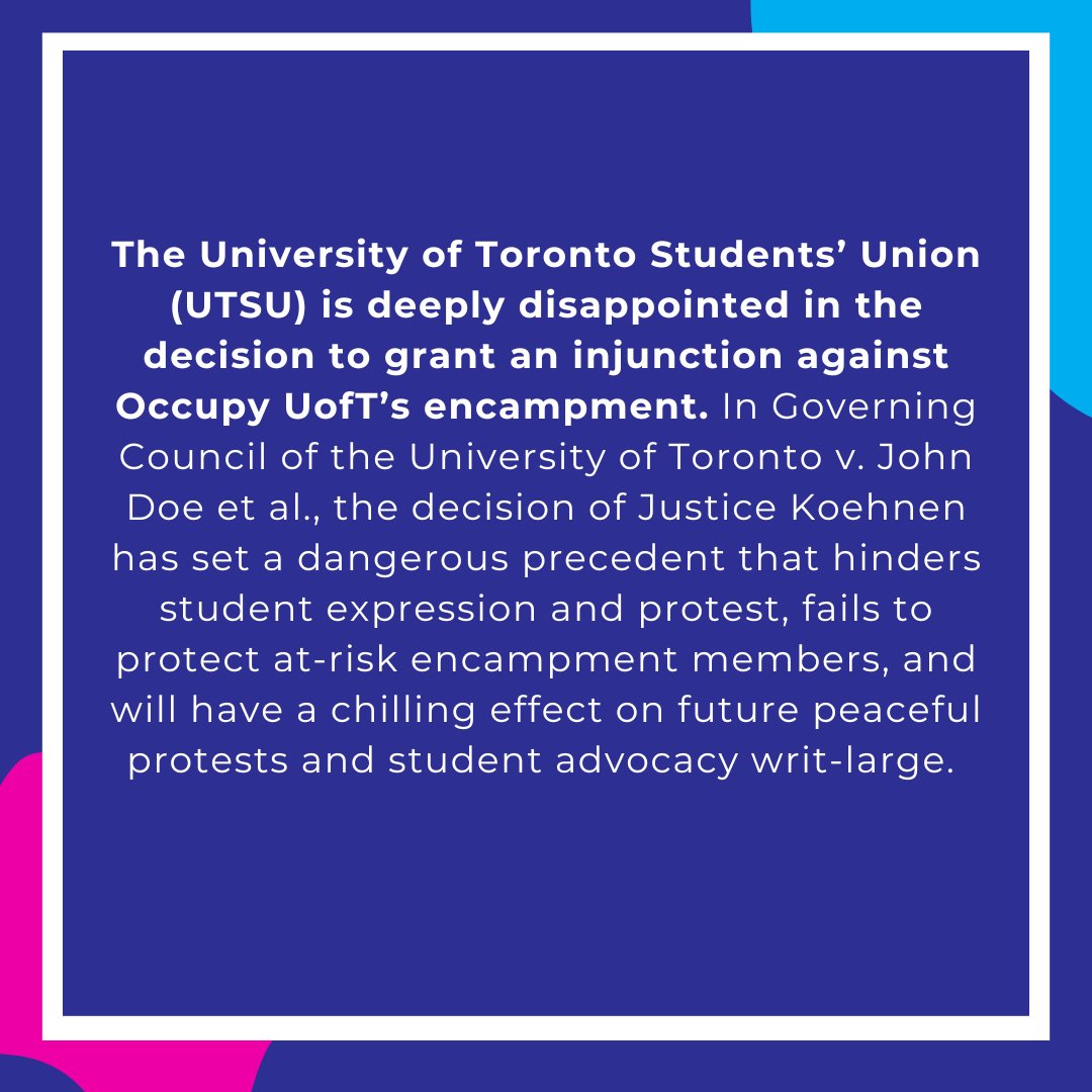 U of T Students' Union tweet media