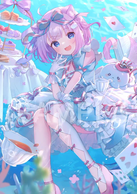 海月ゆる様の生誕祭記念イラストを描かせていただきました! 