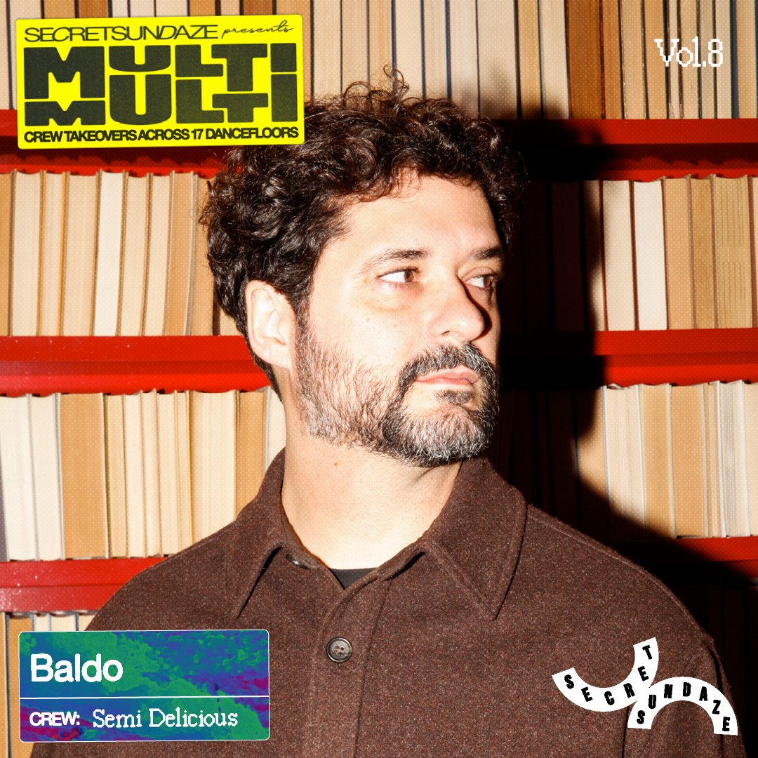 Up next on the Multi Multi mix series is none other than Barcelona’s pride and joy... Baldo!

soundcloud.com/secretsundaze/…

It’s a proggy house masterclass featuring a bunch of unreleased tracks, upfront Subwax distro material, with a few 90s classics dropped in too.