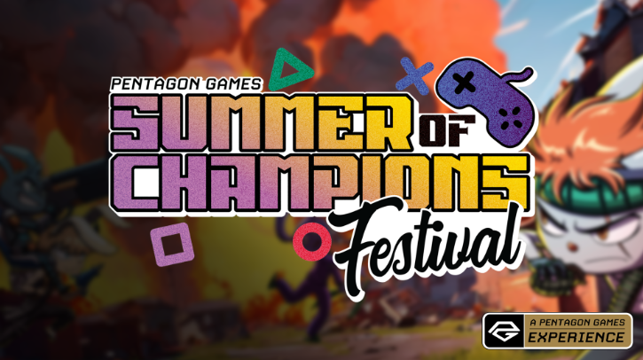 PentagonGamesXP's tweet photo. Introducing the Pentagon Games Summer Festival: The Summer of Champions! 🏆  

A perfect chance to celebrate all things PG with   
✅ Epic tournaments 
✅ Brain-bending puzzles 
✅ Hilarious challenges 
✅ Endless side quests  

⏰ Starts on July 5th, promising endless fun 🚀  

Join our discord and stay up-to-date 👇  https://t.co/urYI3S3DCY