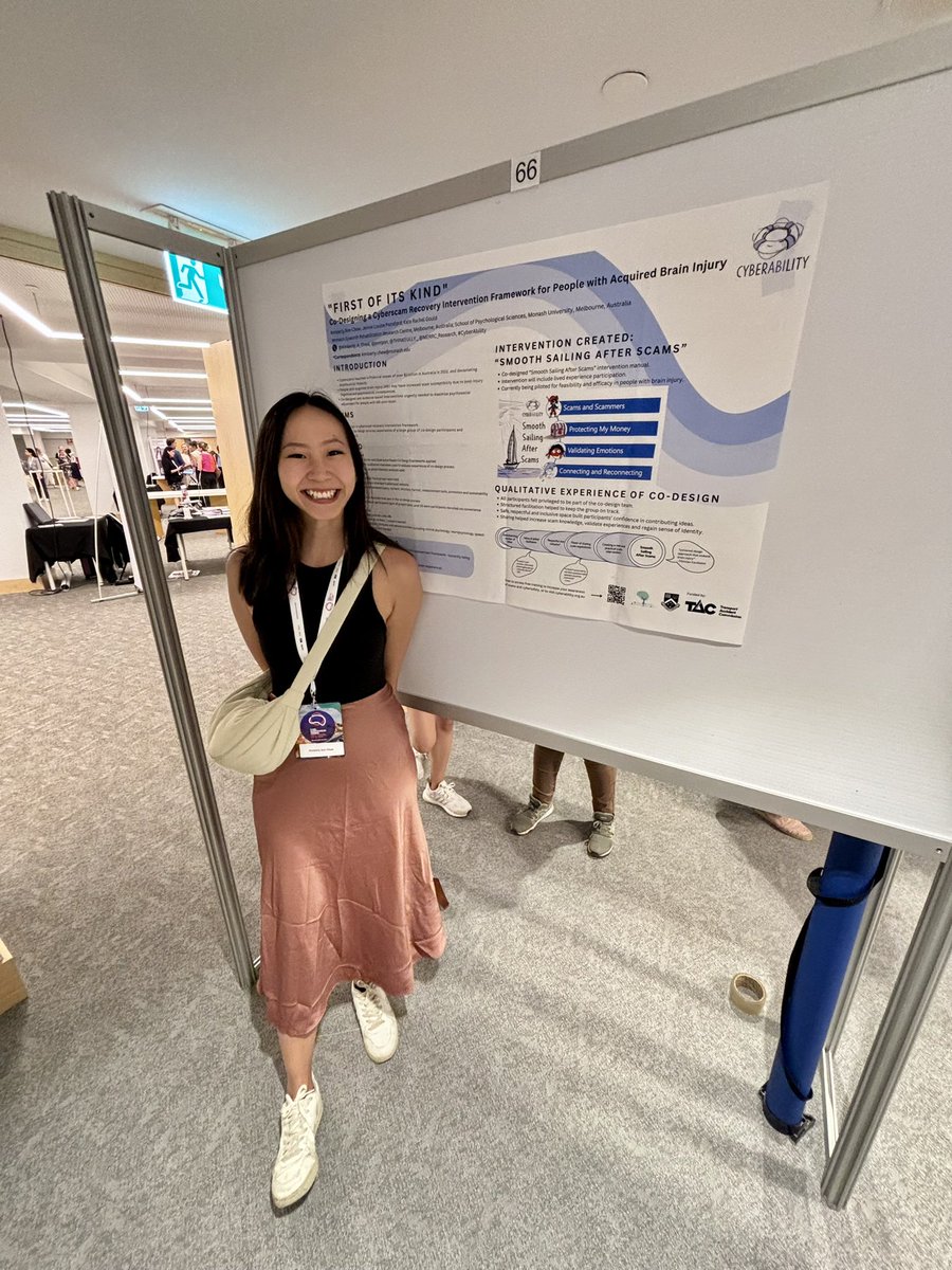 Kimberly Chew (@kimberly_a_chew) on Twitter photo Presented my poster on our <a href="/CyberAbility_/">CyberAbility_</a> co-designed Smooth Sailing After Scams Program at #INSinPorto2024 #GNC2024. More resources at cyberability.org.au Presented my poster on our <a href="/CyberAbility_/">CyberAbility_</a> co-designed Smooth Sailing After Scams Program at #INSinPorto2024 #GNC2024. More resources at cyberability.org.au