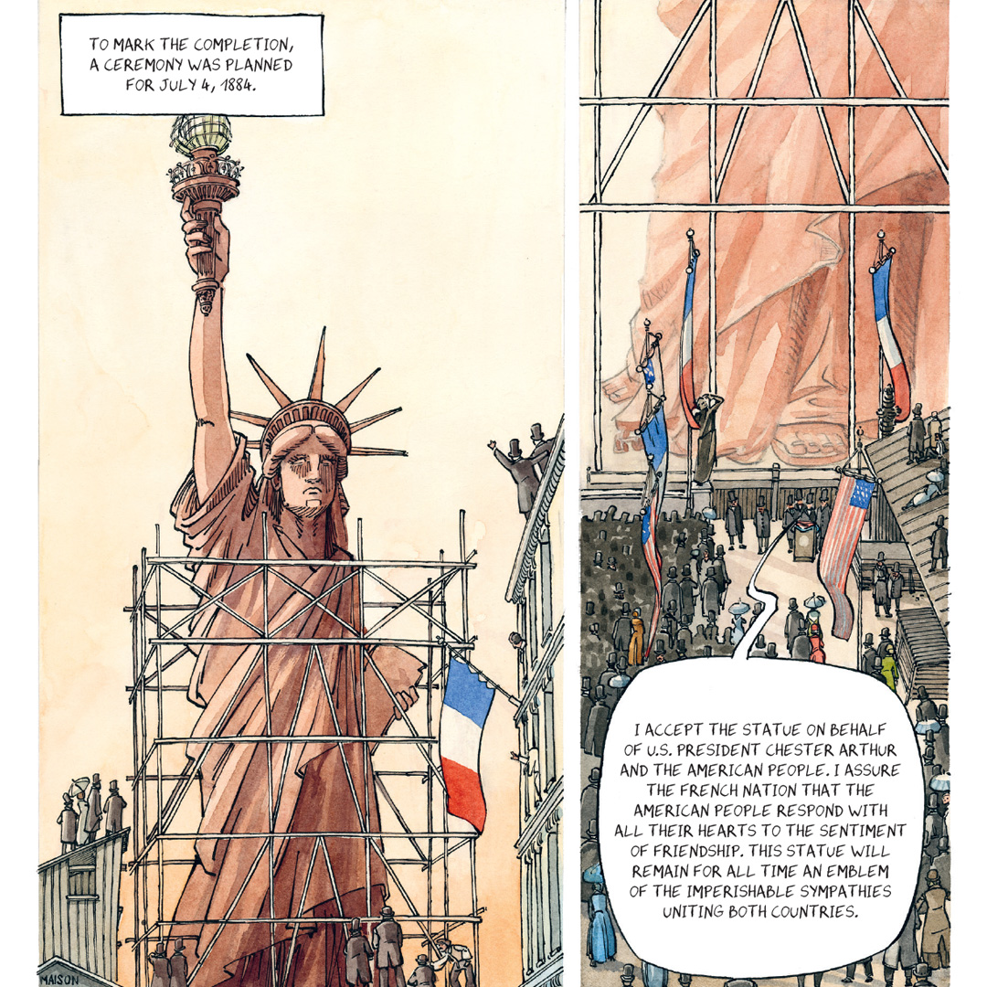 🗽 OUT TODAY! Liberty by Jorg Hartmann and Julian Voloj

A graphic history of how America’s most iconic symbol came to be... its construction would lead to a thrilling race against the hands of time. Get it wherever you buy books! nobrow.net/book/liberty/