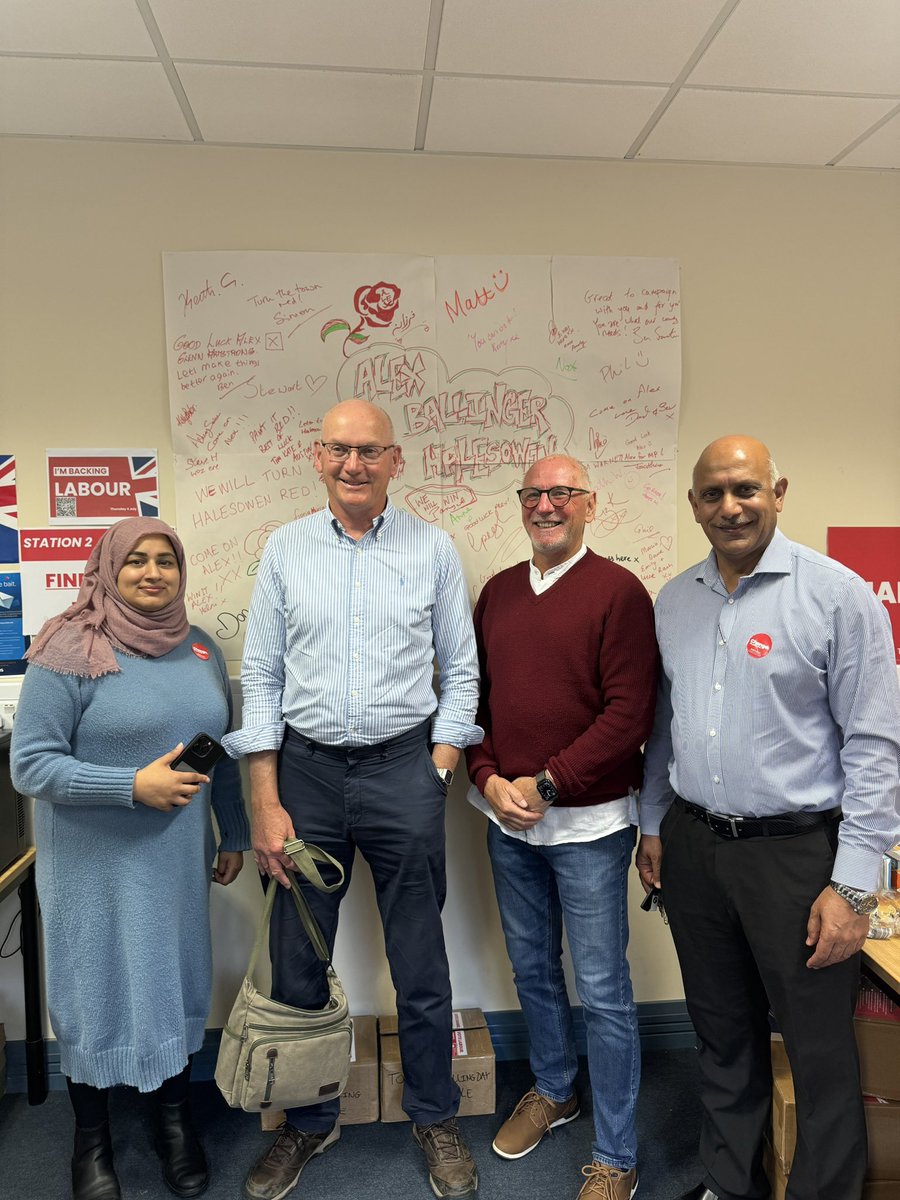 Out canvassing for @AlexBallinger_ to get him elected as MP Halesowen <a href="/shaneilamughal/">Shaneila</a> <a href="/WMLabour/">West Midlands Labour</a> <a href="/UKLabour/">The Labour Party</a>