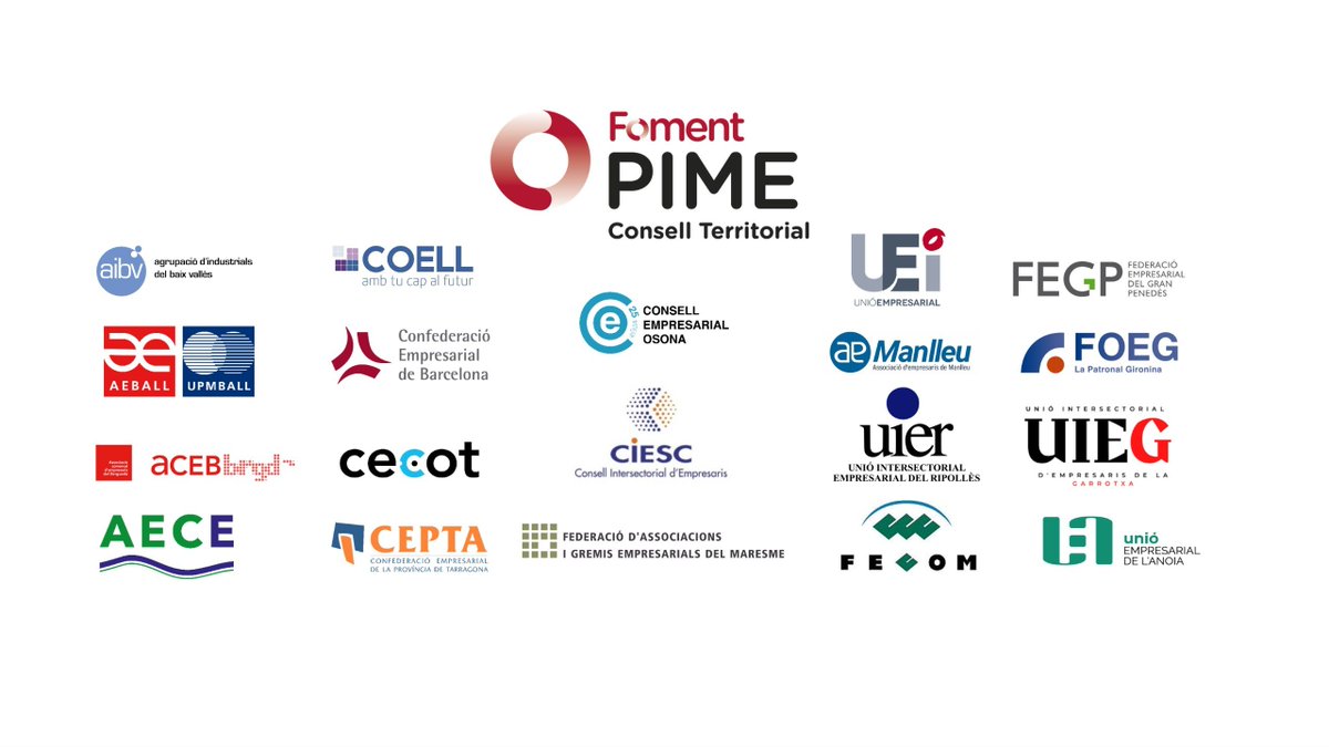 El Consell Territorial de la PIME de Foment del Treball se adhiere al Manifiesto de la PYME española por la Libertad de Empresa.

📢⚠️ Las pymes reclaman al Gobierno que abandone el intervencionismo contra las empresas. <a href="/cepyme_/">CEPYME</a> 

Lee la noticia aquí: foment.com/es/las-pymes-c…