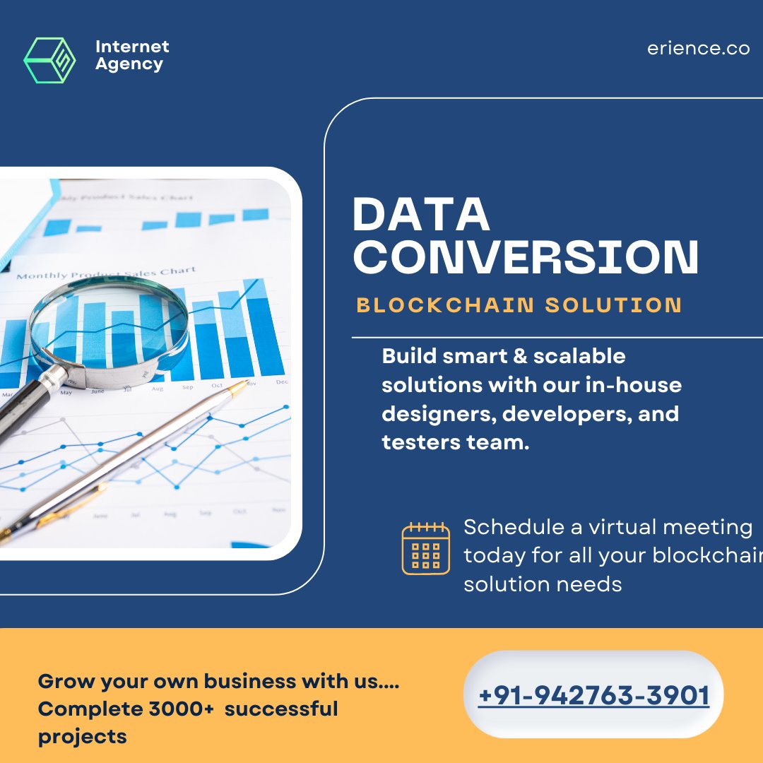 ErienceINT's tweet image. Transform your data with our AI-powered data conversion solutions. Efficient, accurate, and seamless.
With : erience.co
#DataConversion #AI #TechInnovation #Websolution #Webdesign #website #Webdeveloper #Blockchain #Aisolution