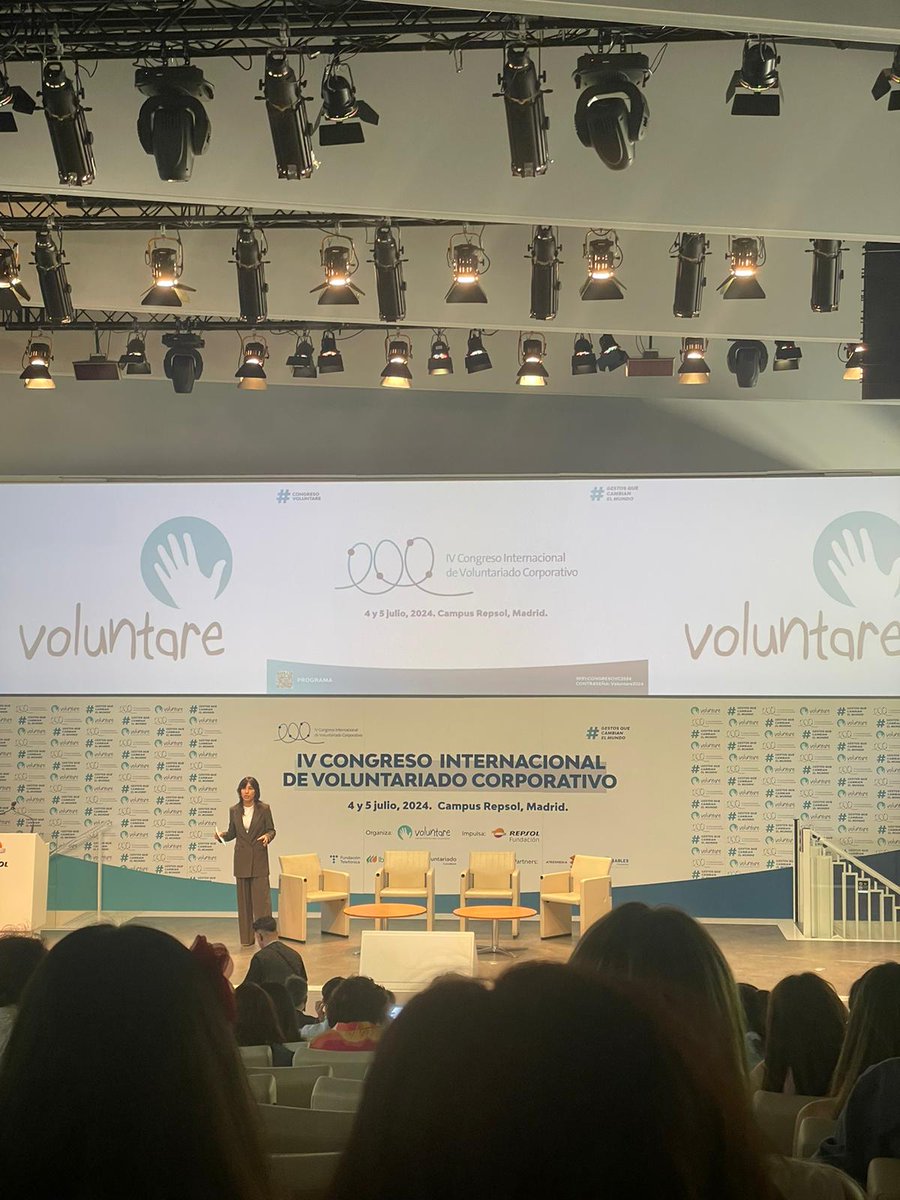 🌟Hoy y mañana estamos en el IV Congreso Internacional de Voluntariado Corporativo de @Voluntare  bajo el lema: "Gestos Que Cambian el Mundo"🌍. 

@Voluntare  ha reunido a más de 60 ponentes y nosotros compartiremos nuestra visión del voluntariado en una de las más de 20 sesiones