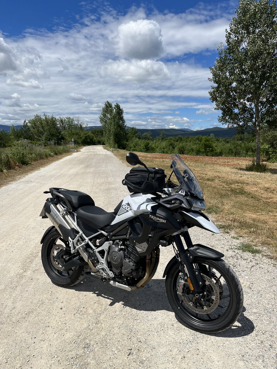 First time on the new 2024 1200 Tiger. <a href="/OfficialTriumph/">Triumph Motorcycles</a>