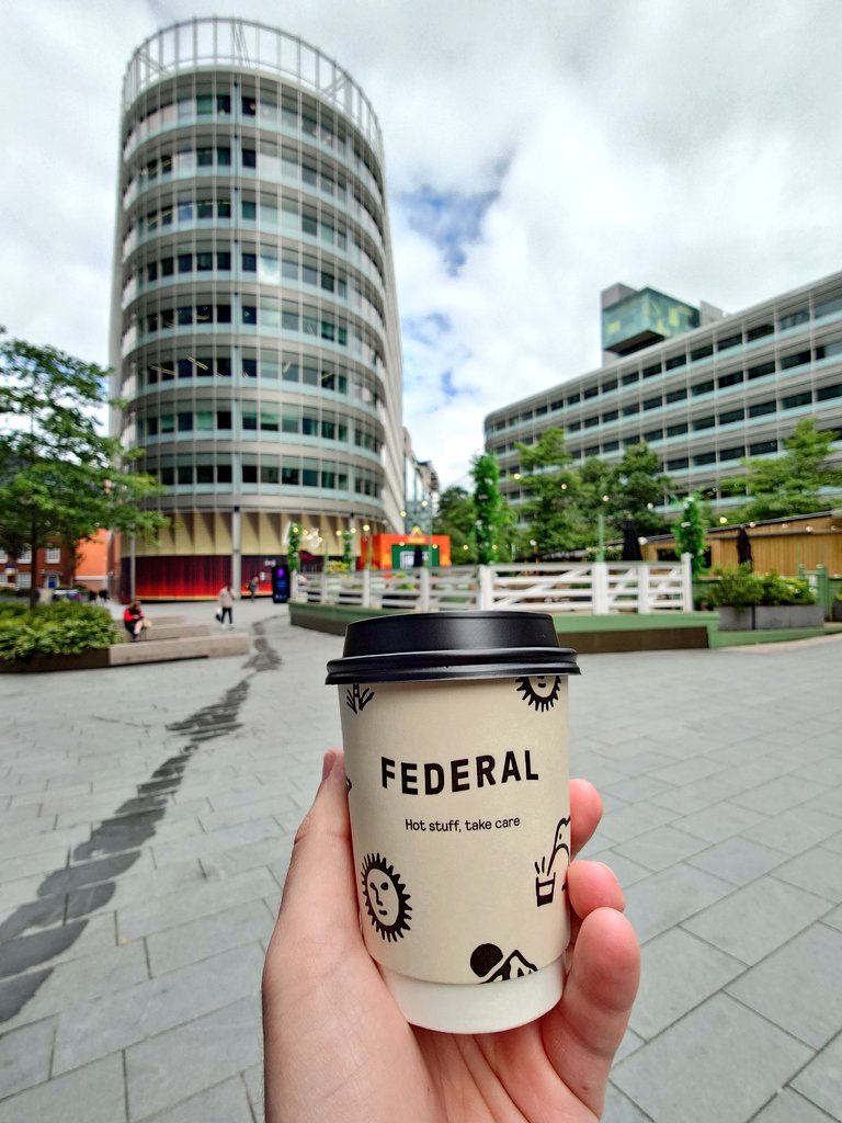 Good morning from Manchester. 

<a href="/FederalCafeBar/">Federal Cafe & Bar</a> is my new office local.