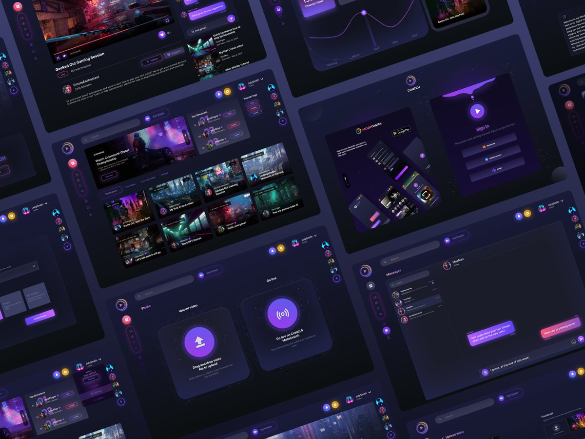 🎉 We're thrilled to announce that we are cooking up an exciting new UI that will take your experience with Cratch to the next level!

🚀 Get ready for a fresh look and smoother interface that will make your journey with us even more amazing! 

#Cratch #web3 #streaming