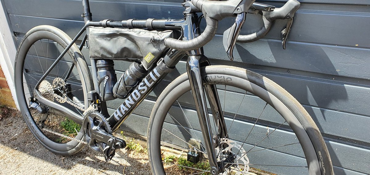 My beautiful <a href="/HandslingBikes/">Handsling Bikes</a> #CXevo  has just entered adventure mode for the summer. BRING IT ON