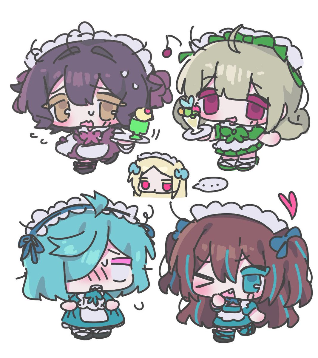 #まほあこ
마호아코 메이드복 유행탑승