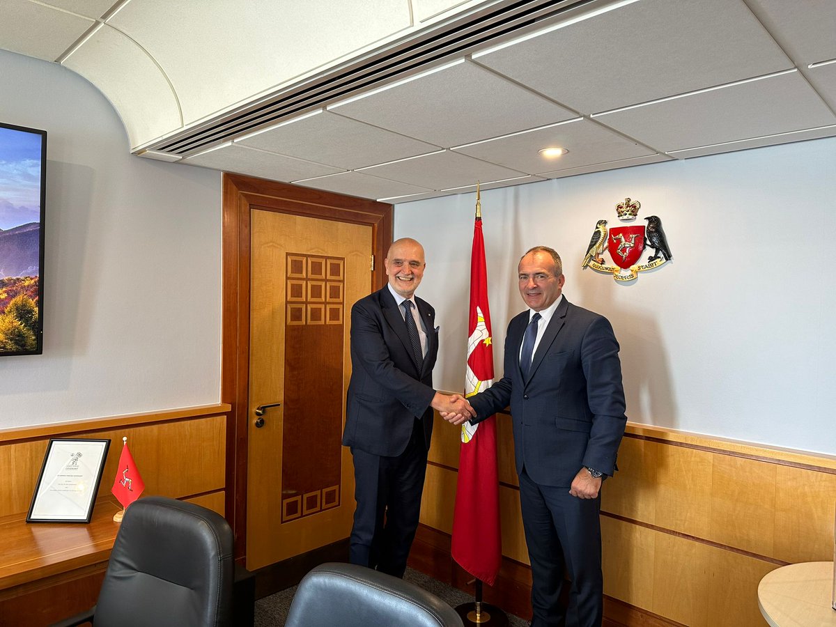 Italy in UK (@italyinuk) on Twitter photo Friendly and fruitul meetings with Sir John Lorimer <a href="/JGL39559946/">Sir John Lorimer</a> Lieutenant Governor of the Isle of Man and with both Chief Minister Hon Alfred Cannan <a href="/alfredcannan/">Alfred Cannan</a> and President of Tynwald Hon Laurence David Skelly <a href="/laurenceskelly/">Laurence Skelly - MLC</a> 🇮🇲🇮🇹 Friendly and fruitul meetings with Sir John Lorimer <a href="/JGL39559946/">Sir John Lorimer</a> Lieutenant Governor of the Isle of Man and with both Chief Minister Hon Alfred Cannan <a href="/alfredcannan/">Alfred Cannan</a> and President of Tynwald Hon Laurence David Skelly <a href="/laurenceskelly/">Laurence Skelly - MLC</a> 🇮🇲🇮🇹