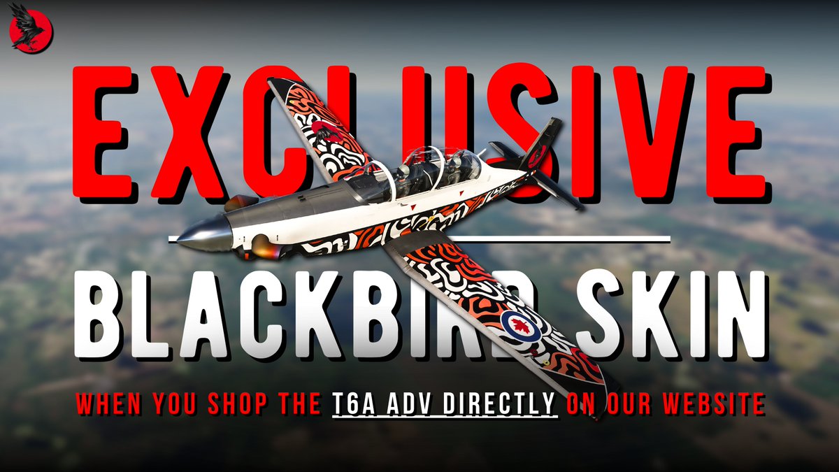 blackbirdsims's tweet image. Be sure to grab the T6A ADV directly from our website for an exclusive extra Blackbird Simulations livery! 🤩

Check it out here: blackbirdsims.com/flight/PG.php?…

#MSFS2020 #FlightSimulation #FlightSimulator #Aviation #AirForce #Pilot