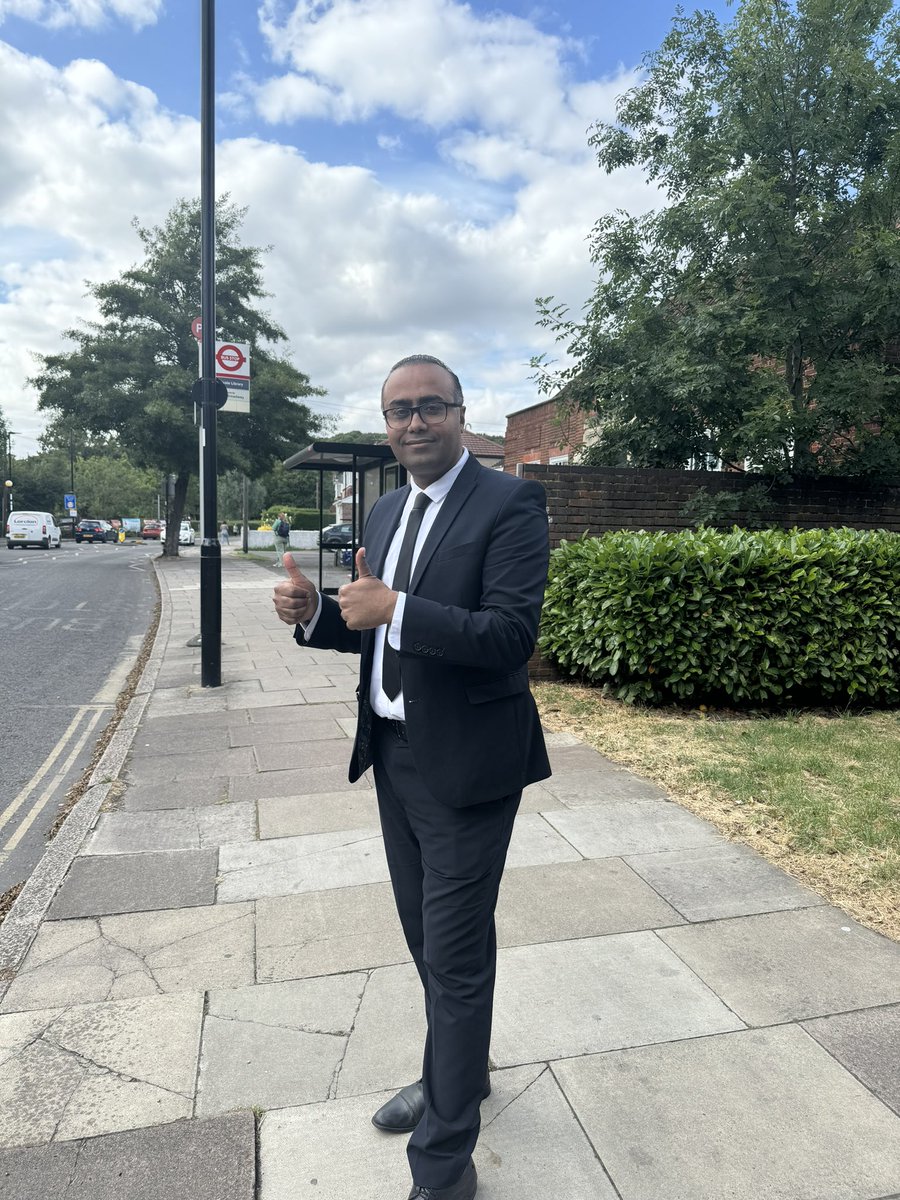 This is what I call brand recognition- I was canvassing today, and a lady stopped her car at the side of the road to say hello, and for her son to take a photo with me.