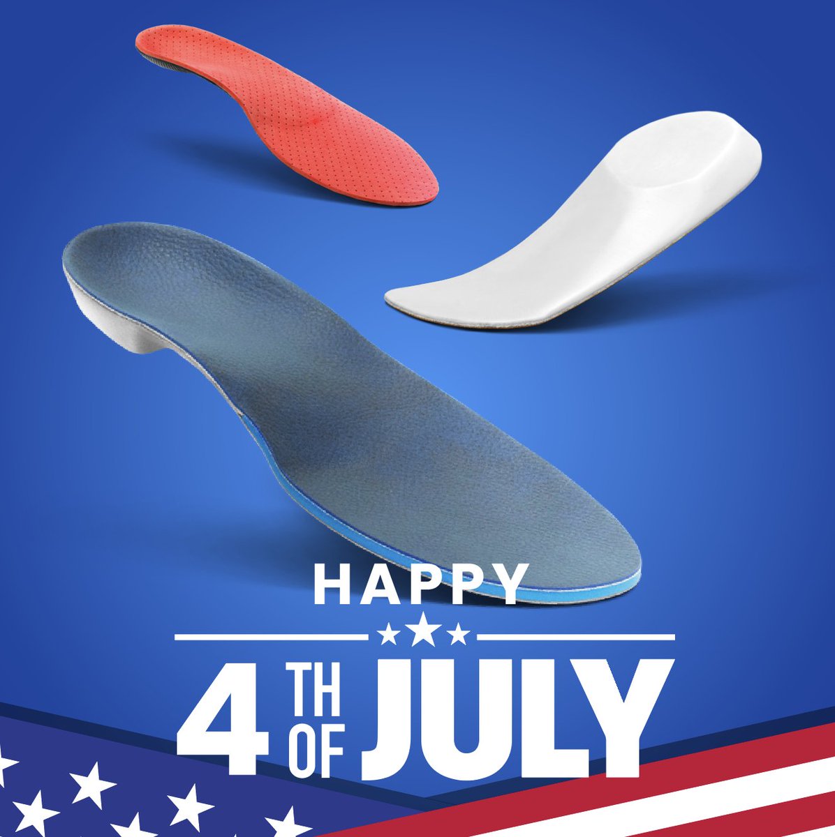 FDMMedical's tweet photo. Happy 4th of July from Forward Motion! 🇺🇸🎆

Wishing everyone a day filled with fireworks, fun, freedom, and #healthyfeet for all your summer adventures! #FourthofJuly #Freedom #FootHealth #America #RedWhiteBlue #customorthotics https://t.co/uCNH8hylvz