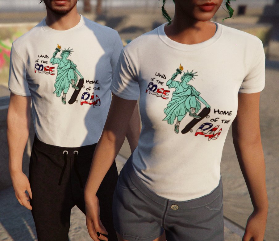 I might be Canadian, but that didn't stop me from drawing some 4th of July shitposts for <a href="/New_Day_RP/">New Day RP</a> 

#GTARP #NewDayRP #4thofJuly