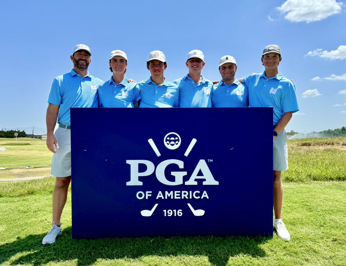 MCJagsGolf's tweet image. This team played three straight days of golf in 105+ degree temps at the @NationalHSGolf Invitational in Frisco TX. I couldn’t be prouder of the way they competed and represented their state, @MCHSjags39110 and this golf team! #GoJags #frisco2024