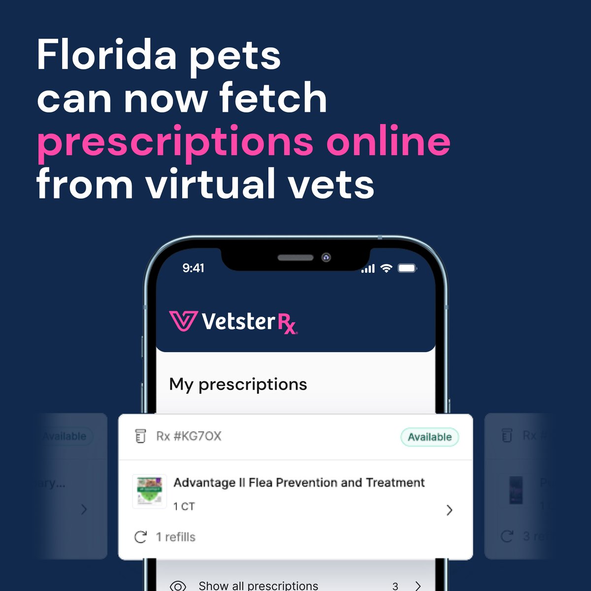 Vetster's tweet image. Vet closed for the holiday? Get prescriptions online for everything from A to Zoomies, anywhere with Vetster. 
And, for a limited time, you can subscribe for just $98! *United States only 

#floridadogs #floridapets #onlinevet