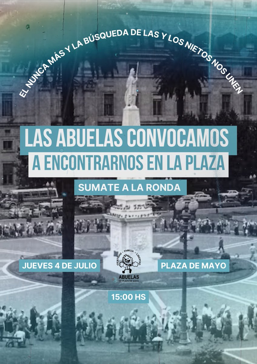 Abuelas de Plaza de Mayo tweet media