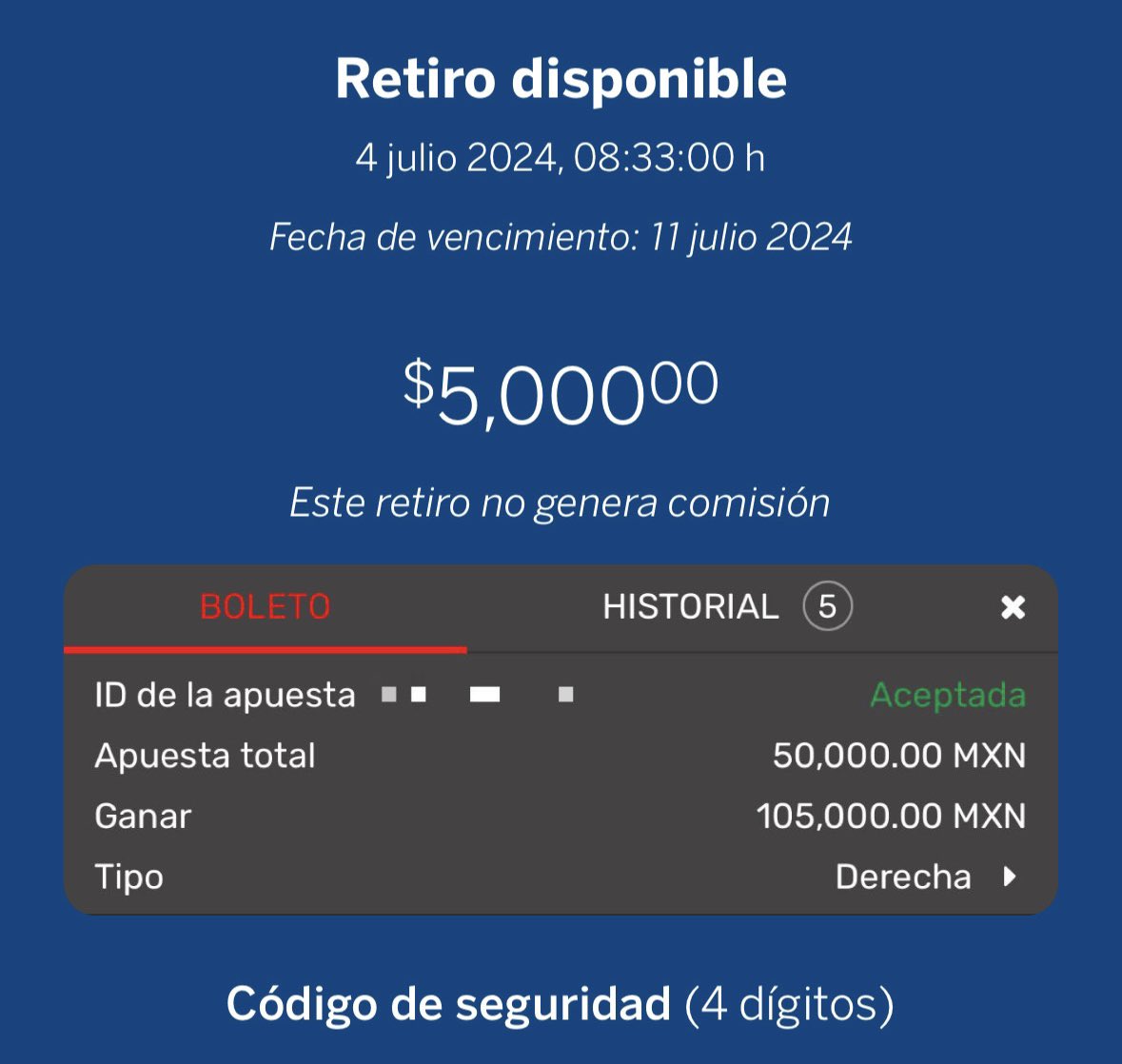 El premio de $5,000 en efectivo de hoy pa’ mis seguidores es patrocinado por mi jugada de $50,000 🫶🏼

Deja tu ❤️ para participar ya saben que aquí SIEMPRE se cumple