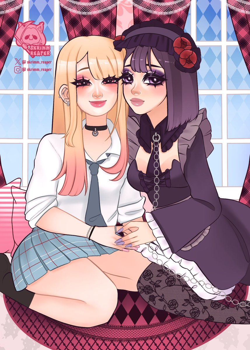 skrimm_reaper's tweet image. My dress up darling :3