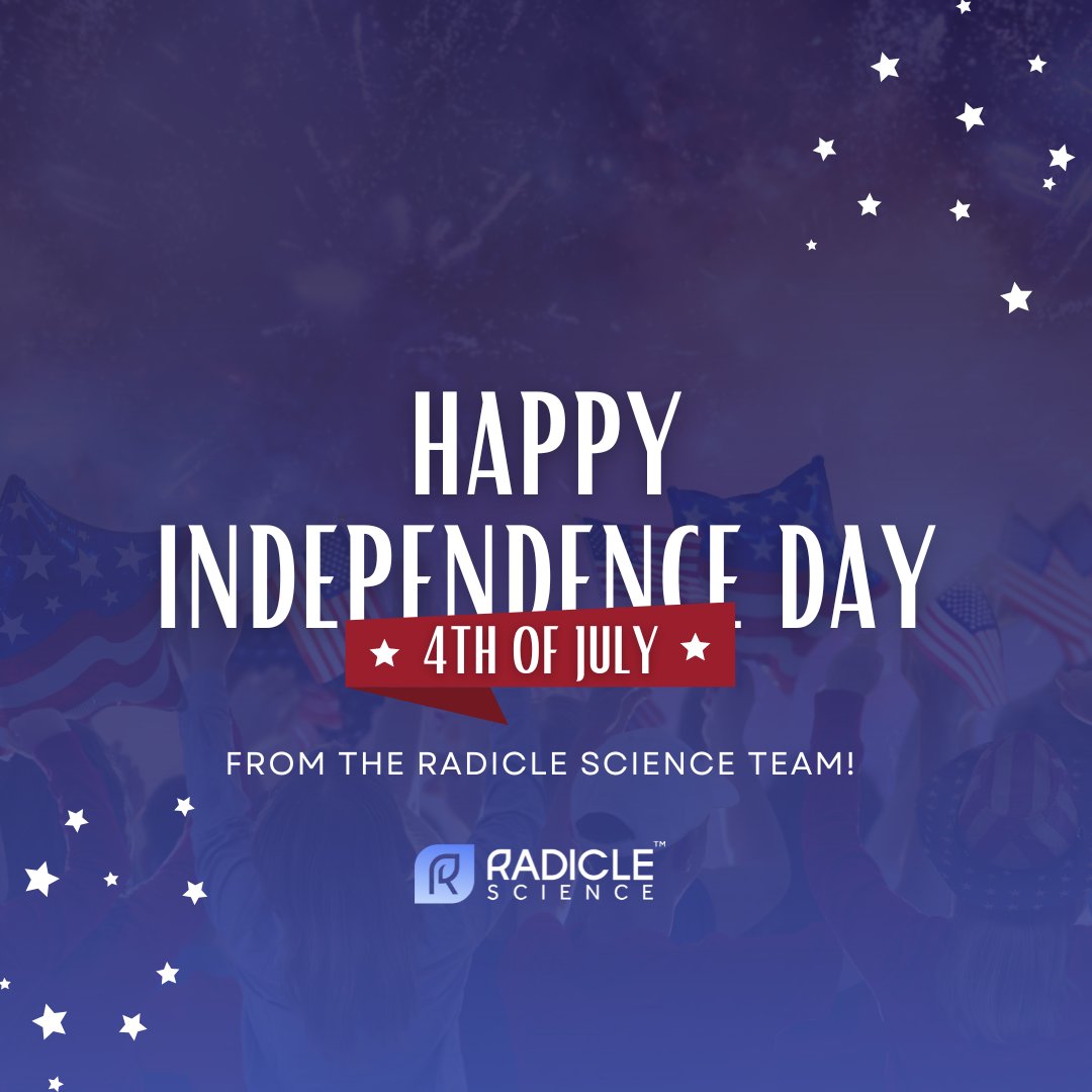 Wishing you a joyful 4th of July from the Radicle Science Team! 🎆 🇺🇸 #IndependenceDay #FourthOfJuly
