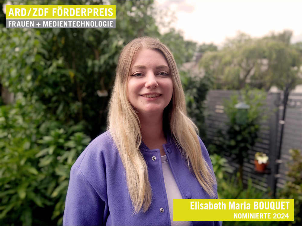 ARD/ZDF Förderpreis (@ard_zdf_fp) on Twitter photo NOMINIERT für den ARD/ZDF Förderpreis »Frauen + Medientechnologie« 2024 – Elizabeth Maria Bouquet: „MINT Busters: Umsetzung und Evaluierung einer Augmented Reality unterstützten kollaborativen Edutainment-Show“, LMU München ard-zdf-foerderpreis.de <a href="/LMU_Muenchen/">Universität München</a> #AR #MINT NOMINIERT für den ARD/ZDF Förderpreis »Frauen + Medientechnologie« 2024 – Elizabeth Maria Bouquet: „MINT Busters: Umsetzung und Evaluierung einer Augmented Reality unterstützten kollaborativen Edutainment-Show“, LMU München ard-zdf-foerderpreis.de <a href="/LMU_Muenchen/">Universität München</a> #AR #MINT