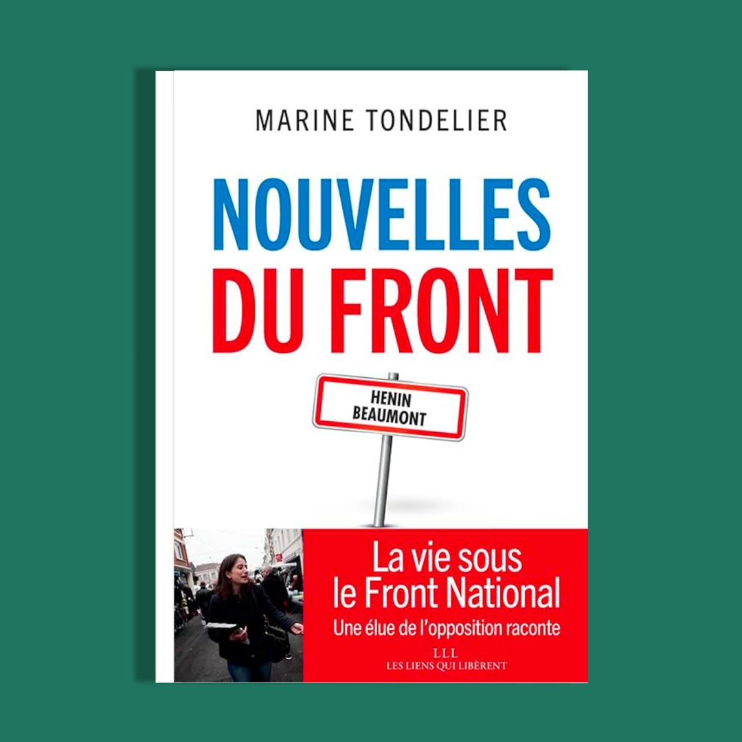 Marine Tondelier (@marinetondelier) on Twitter photo En 2017, j'ai écrit "Nouvelles du front" pour raconter ce qu'est la vie sous le Front national, à Hénin-Beaumont. Un livre désormais plus que d'actualité...
Pour celles et ceux que ça intéresse et/ou qui sont en réflexion pour leur vote de dimanche : sachez que <a href="/editionsLLL/">LesLiensQuiLibèrent</a> l'a En 2017, j'ai écrit "Nouvelles du front" pour raconter ce qu'est la vie sous le Front national, à Hénin-Beaumont. Un livre désormais plus que d'actualité...
Pour celles et ceux que ça intéresse et/ou qui sont en réflexion pour leur vote de dimanche : sachez que <a href="/editionsLLL/">LesLiensQuiLibèrent</a> l'a