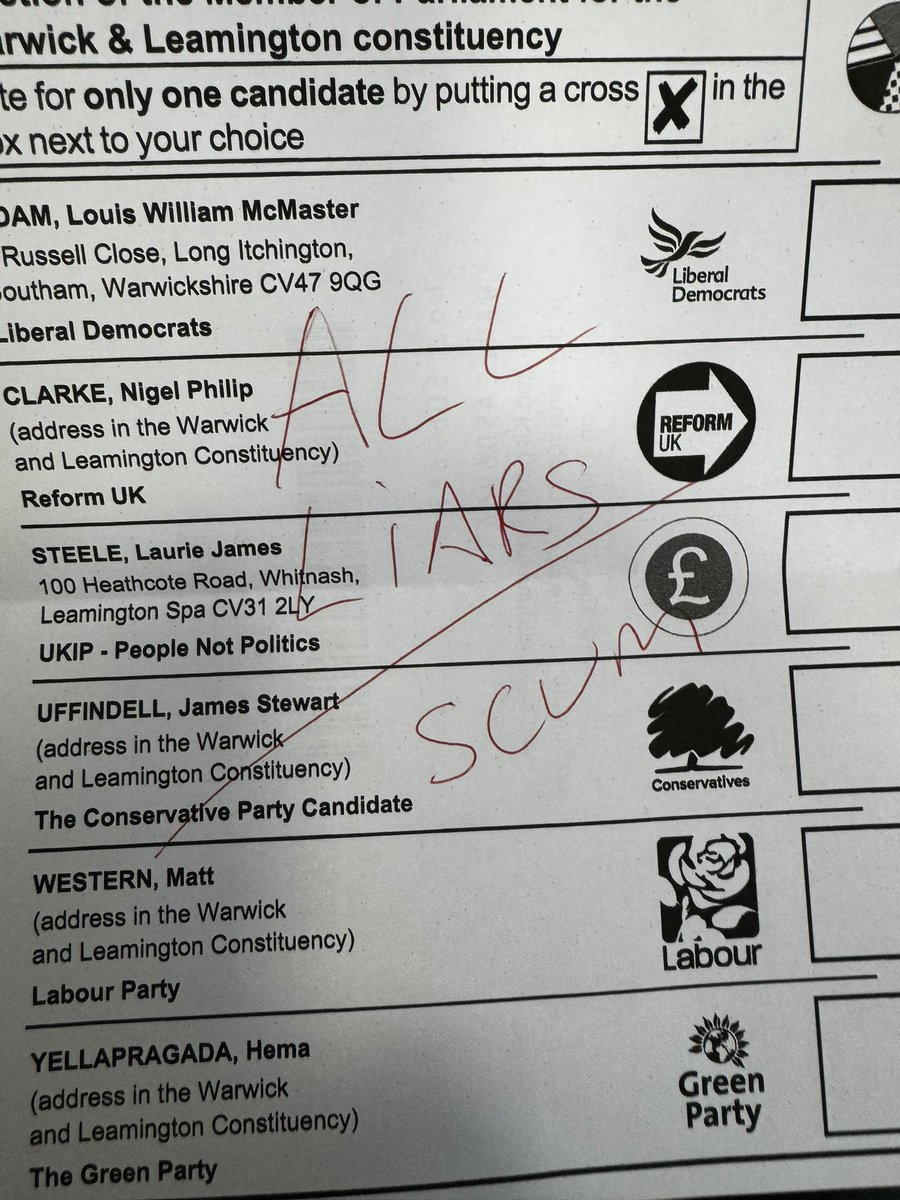 dazzamanton's tweet photo. @TRobinsonNewEra @reformparty_uk Yeah I did https://t.co/B07geG8otP