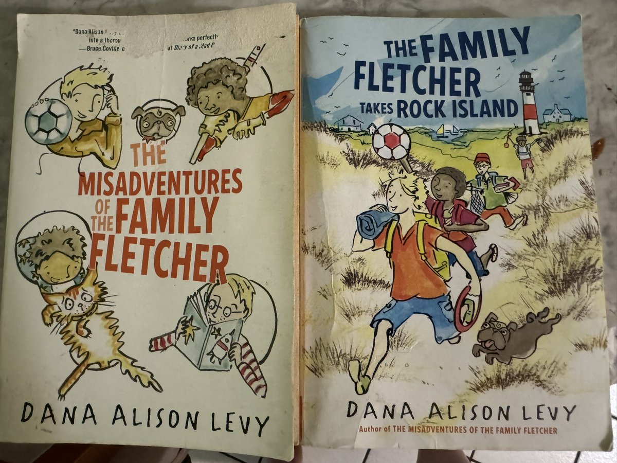 2 of my favorite #summerreads ! If you love #ThePenderwicks or #TheVanderbeekers you will love #TheFletcherfamily. No matter how you read, enjoy the ups &amp; downs of this fantastic family &amp; their pets. @danaalisonlevy <a href="/ctcasl/">CT CASL</a> #brewster13library #lymanr13library @MsThomBookitis
