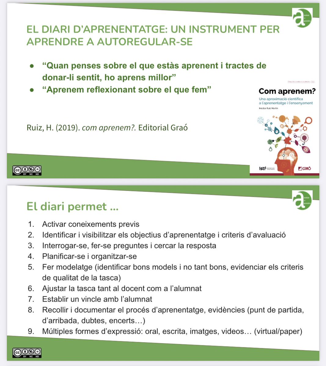 “Vaig trobar en el diari l’ecosistema per provocar la reflexió”

<a href="/MMonguillot/">Meritxell Monguillot</a> a “Com avaluar per ensenyar i aprendre”

#59aEscolaEstiu <a href="/RosaSensat/">Associació de Mestres Rosa Sensat</a>