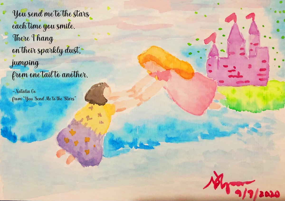 nataliagowrites's tweet photo. Reach for the stars with my artwork inspired by 'You Send Me to the Stars'. ✨🌟

Get this print at https://t.co/N8obR2rJgW or click the link on my bio!

#artsandcrafts #craftideas #pinoyartist #filipinoartist #filipinoartists #philippineliterature #madebynatalia #madebyhand https://t.co/3lZk1Iohvj