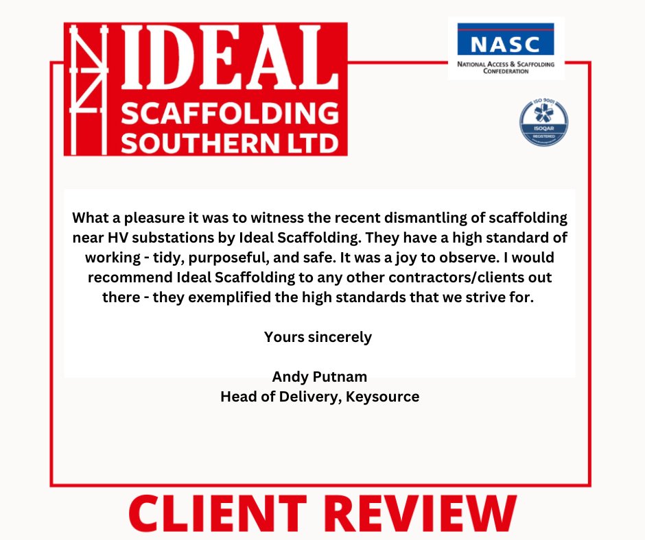 Another happy client! Our pleasure as always to provide good service and a quality structure.