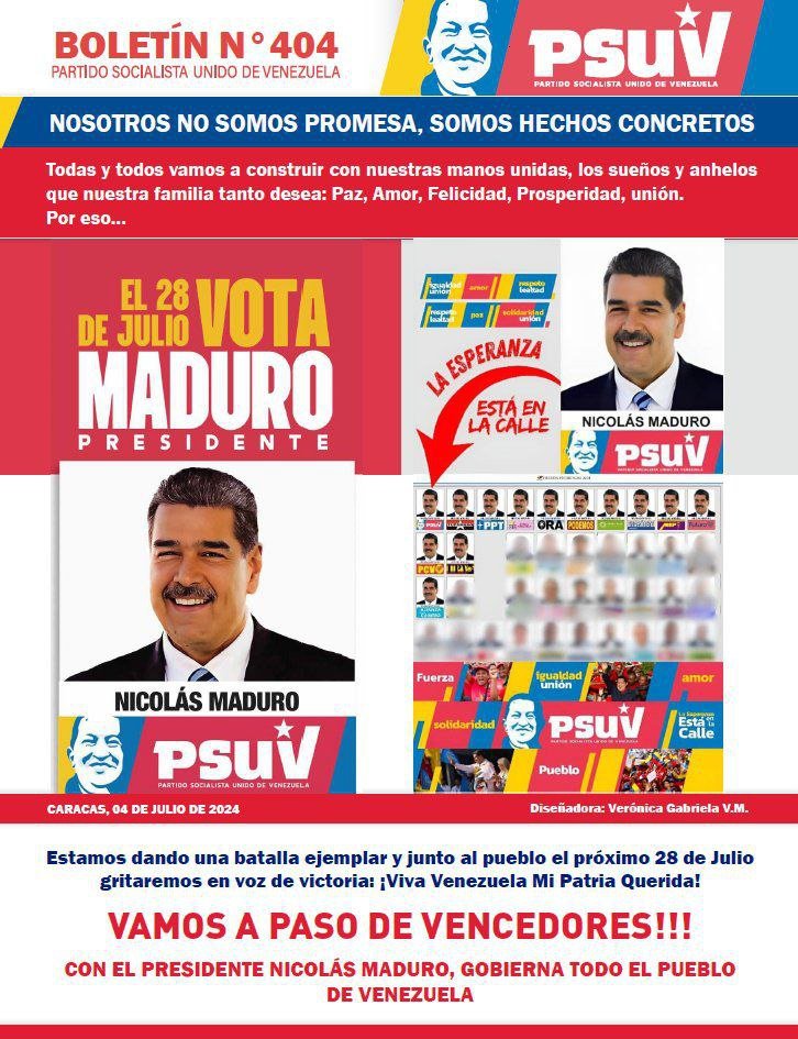 Davidfu81589274's tweet photo. #julio4🇻🇪nos preparamos para la victoria del 28 de julio📢✅
#VenezuelaVaConTodo   
#JuntosPorLaVidaYLaPaz https://t.co/keqO703iY1