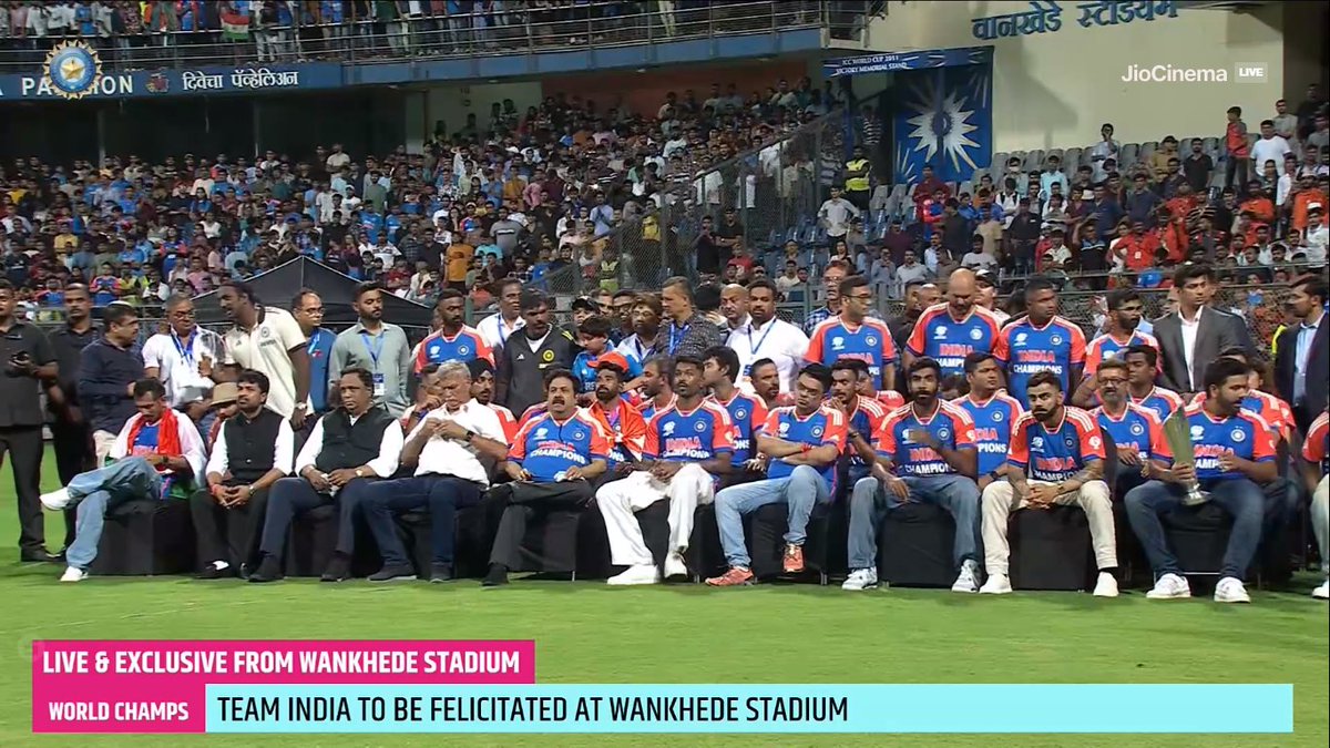 Team india at wankhede stadium mumbai #ICCT20WorldCup2024 #iccworldcup #TeamIndia #ViratKohli #RohitSharma