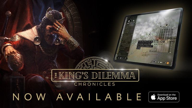 The King's Dilemma: Chronicles is now available on iPad! Take your adventures in Ankist with you at all times with this new portable version!

Get in on the App Store!
👉 apps.apple.com/app/the-kings-…