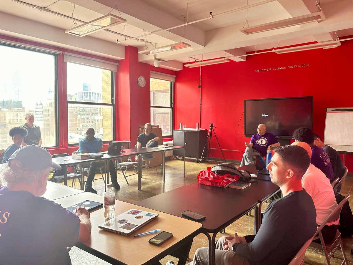 chessinschools's tweet image. Our instructors are getting ready for the summer. They are dedicated to providing a fun and educational experience for all students!
#chess #chessplayer #chessinstructor #chesseducator #educator #motivation #chesscoach #professionaldevelopment #nyc #nycschools