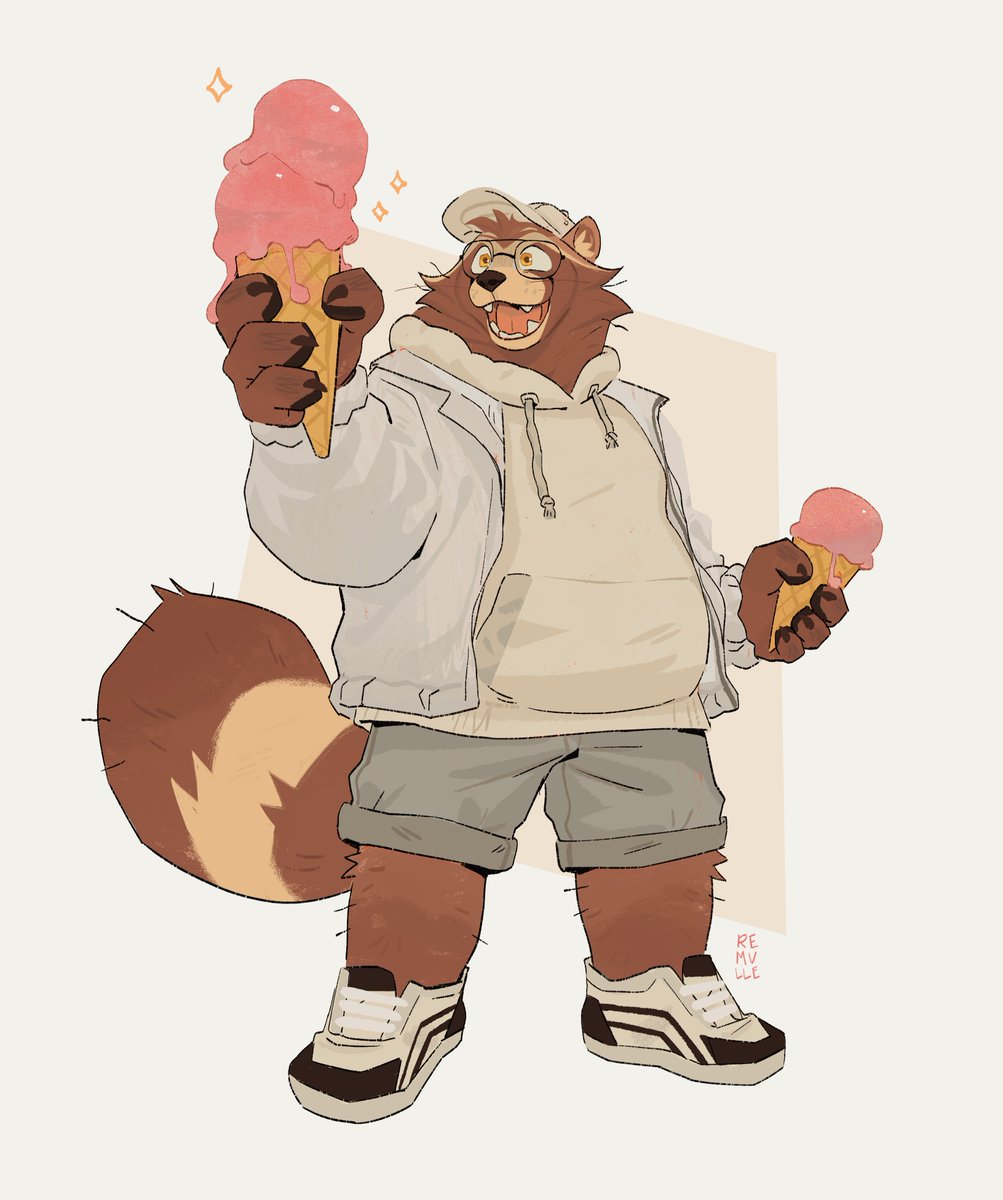 「A stoked scribbly @\extrakuri! 」|Remulleのイラスト