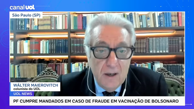 marinhos's tweet image. Se for condenado pelo envolvimento em um esquema de fraudes em cartões de vacinação contra a covid-19, Jair Bolsonaro pegaria uma pena mínima de seis anos de prisão, afirmou o jurista Wálter Maierovitch no UOL News desta quinta.
#Fraude #Vacina #Bolsonaro