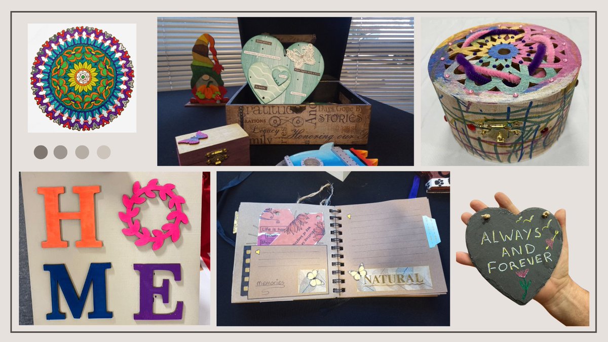 Hopesupportgrp's tweet image. It&apos;s #createweek, celebrating creativity and its importance for wellbeing. 

The creative activities we offer for the families who come to @Hopesupportgrp provide relaxation, distraction, fun and a way of remembering a loved one. ❤️