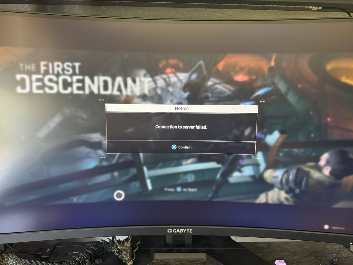 skulldragon84's tweet photo. @FirstDescendant Are server down what’s going on this is the four time I had to restart the game. https://t.co/cw8wGnGvdo