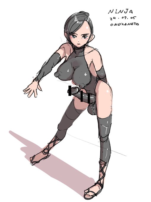 落書き FUTA-NINJA=サン ドーモ フタニンジャデス! 